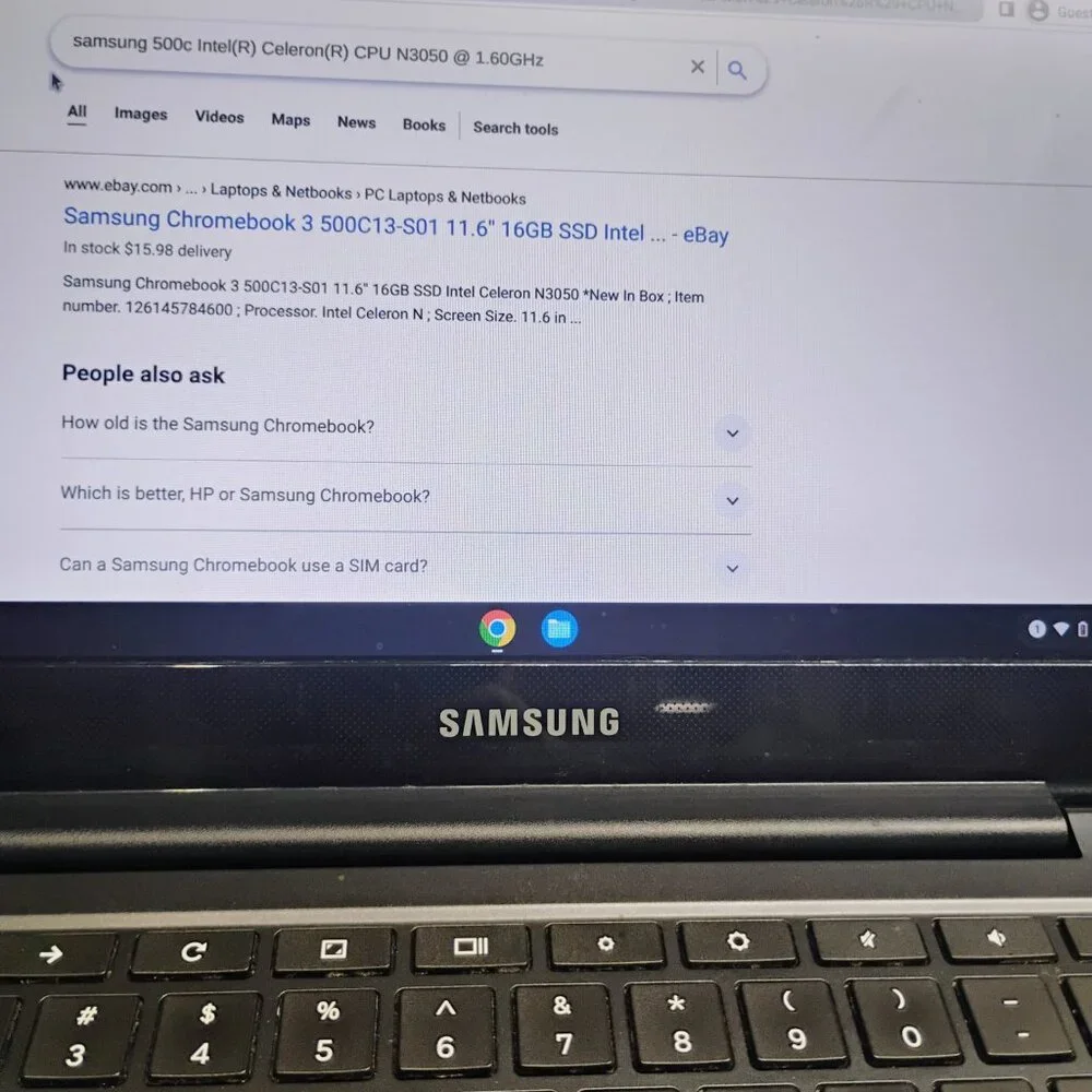 Samsung Chromebook XE500C13 11.6